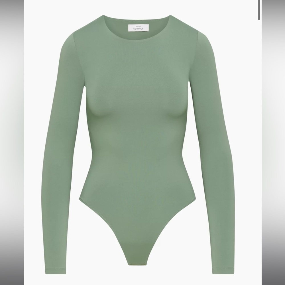 Aritzia SAGE GREEN bodysuit babaton
